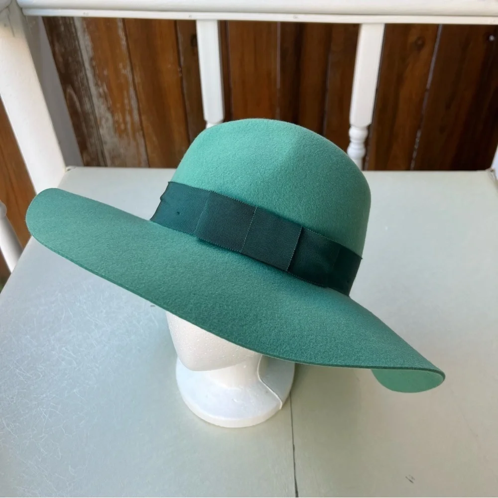 Brixton Teal Wide-Brim Hat (7 1/4)